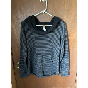 Lucy  Hoodie‎ Gray & Black Size M (A229)